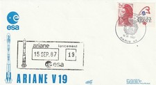 ESA Enveloppe 1987 Fusée
