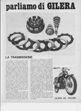 advertising Pubblicità brochure-MOTO GILERA-MULLER CROSS-SALTAFOSS CERIANI
