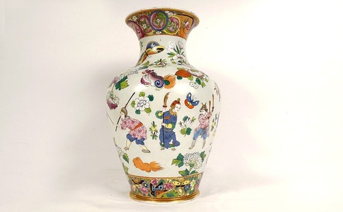 Vase balustre porcelaine