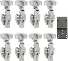 Charnières à fermeture amortie avant 110° 35 mm avec amortisseur hydraulique