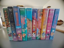Lot 10 Cassettes Vhs Disney