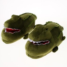 Jolie peluche confortable crocodile pantoufle nouveauté intérieur maison maison chaussures cadeaux