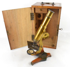 ANCIEN MICROSCOPE EN LAITON