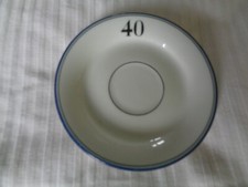 COUPELLE SOUCOUPE RAMASSE MONNAIE 40 BAR BISTROT  EN PORCELAINE DE PARIS BONNET