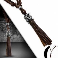 Collier de motard en cuir