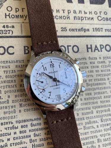 Chronographe poljot 3133 - chronographe,