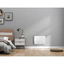 Radiateur électrique fixe a inertie seche céramique 1000W OCEANIC Rubis - Faç...