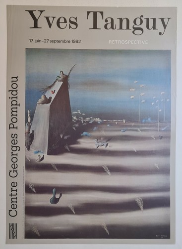 Yves tanguy grand tableau - un,