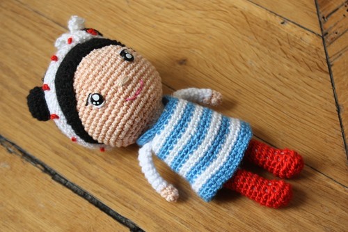 Poupée petite fille - , crochet