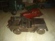  Jeep Hochkiss Ford Willis tôle CIJ dinky jep jrd vébé guerre vitrine collection