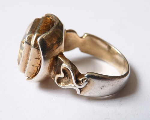 Bague ancienne argent - bague,