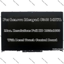 Pour Lenovo IdeaPad C340-14IWL 14.0" FHD LCD Affichage Tactile Écran Assemblage