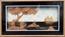 TABLEAU ASIATIQUE EN LIEGE -