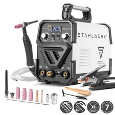 Poste à souder STAHLWERK DC WIG 200 ST IGBT inverter DC TIG + MMA + Allumage HF