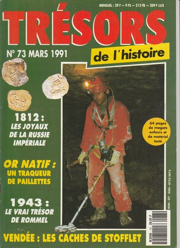 Revue trésors histoire - revue, de