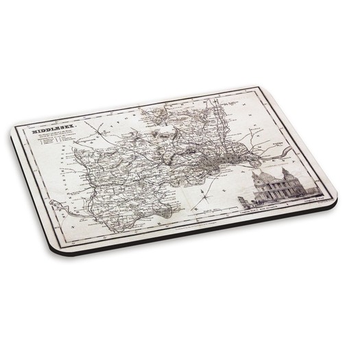 Middlesex vintage carte tapis - middlesex,