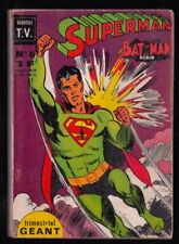RELIURE SUPERMAN BATMAN ET ROBIN N°6 ( N°1 à 4 ) . SAGÉDITION . 1969 .