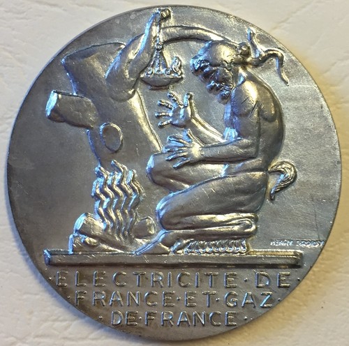 Médaille edf gdf 25 - et,