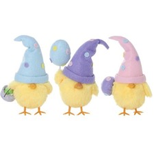 Peluche Kiddie Friendly poulet de Pâques idéal pour des moments réconfortants
