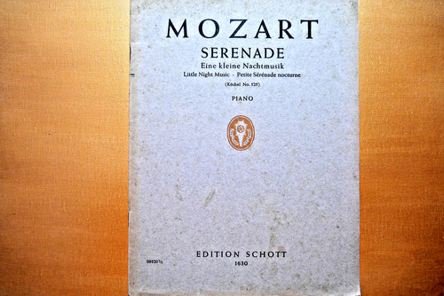 Partitions mozart sérénade - partitions, ,