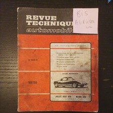 Revue technique MATRA M 530  M530 LX  Revue Technique Matra rta 