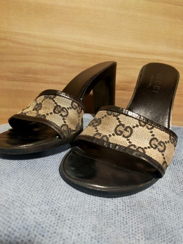 Sandales mules gucci talon - gucci,