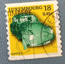 TIMBRE LUXEMBOURG 2001 2 CV