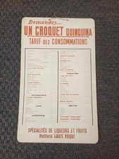 UN CROQUET QUINQUINA Carton