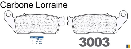Plaquettes carbone lorraine - plaquettes, de