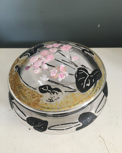 Bonbonniere verre souffle - en,