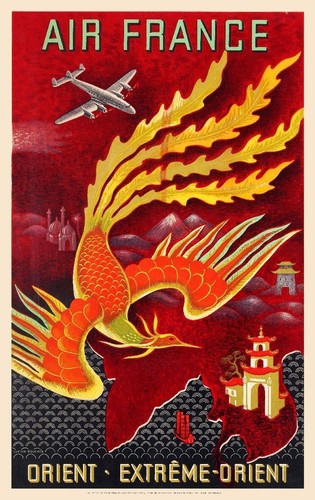 Air france poster affiche - france, poster/affiche