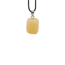 Pendentif en pierre naturelle Jade jaune