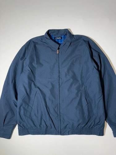Chaps veste harrington bleu - chaps,