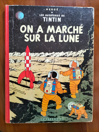 Tintin marche sur la lune - on, a