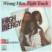 45 tours -  High Energy - Wrong Man, Right Touch ....