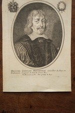 GRATIAN MENARDEAU CHAMPRE CHEVALIER DE SAINTE CROIX 1594-1658 PORTRAIT 17 EME