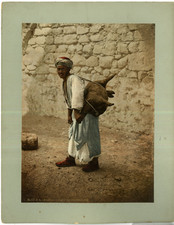 P.Z. Palestine, Porteur D'eau de Jérusalem  Vintage print, Palestine  pho