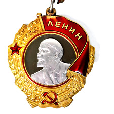 Lenin Ordre 1954 - Urss - Médaille - Or / Platine Env. 33g - Original - Numéro