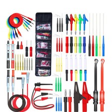61PCS Arrière Capteur Set Multimètre Test Câble Kit Avec Remplaçable Banana