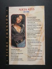 Fiche Chanson ALICIA KEYS