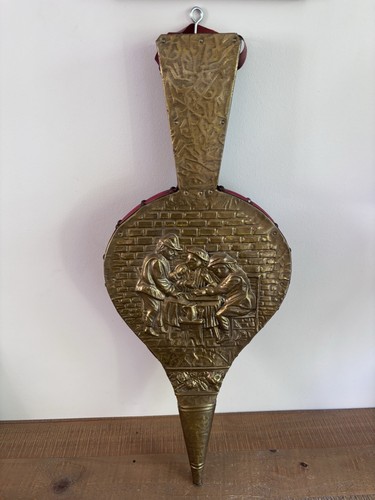 Ancien soufflet cheminée - soufflet,