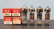 4-RCA 6CS7 NOS/NIB Vacuum