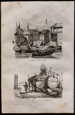 1835 - Macao - Village fluvial