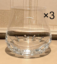 Lot de 3 gobelets en verre
