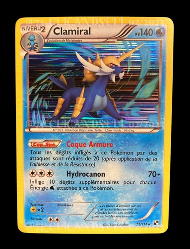 Carte pokémon clamiral 114 - carte,