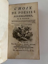 Choix de poésies allemandes -