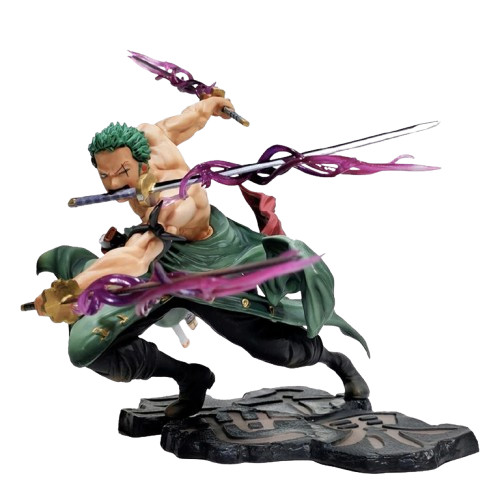 Figurine zoro 10cm trois - figurine,