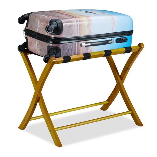Porte bagages bois pliable - en,