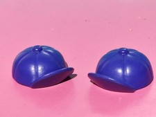 PLAYMOBIL x2 CASQUETTES BLEUES