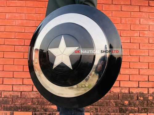 Bouclier captain america noir - bouclier,